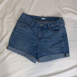 light denim shorts